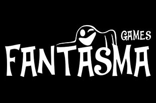 Fantasma Games logo on dark background