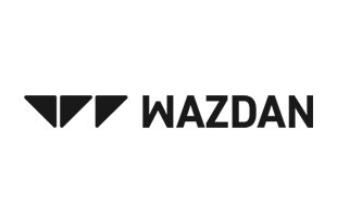 Wazdan logo on white background