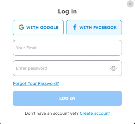 A screenshot of NoLimitCoins login field.