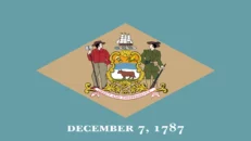 The state flag of Delaware