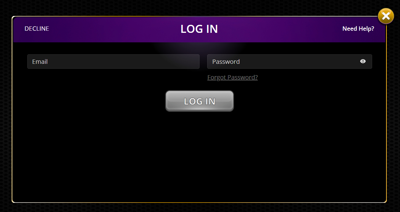 An overview of Hard Rock Socal Casino login field