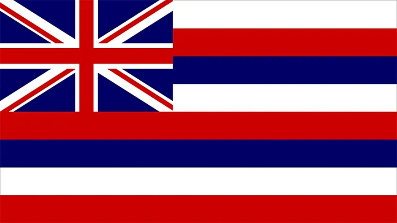 The state flag of Hawaii