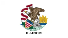 The state flag of Illinois