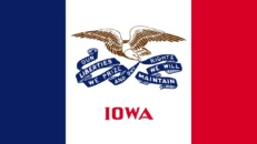 The state flag of Iowa