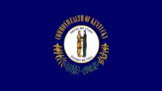 The state flag of Kentucky