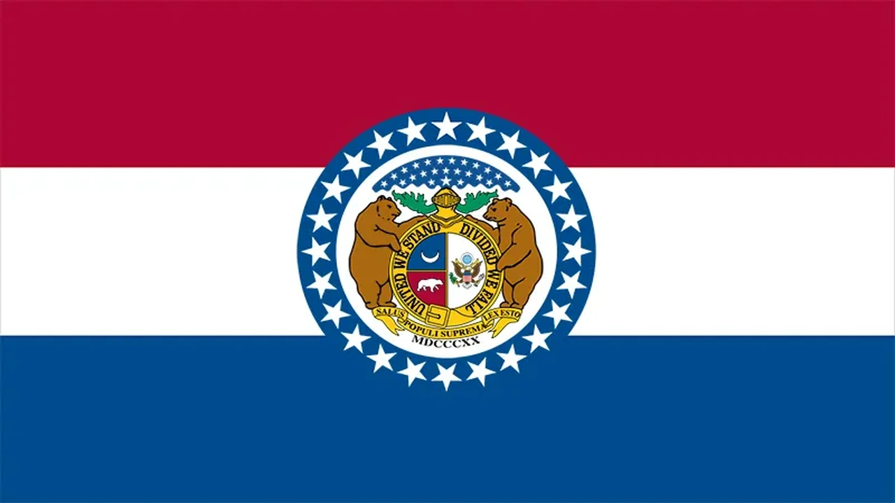 The state flag of Missouri