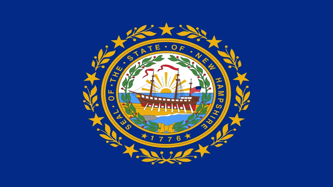 The state flag of New Hampshire