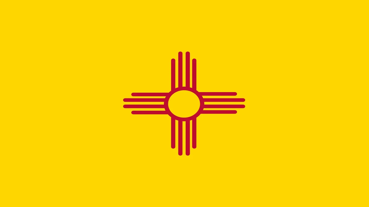 The state flag of New Mexico