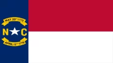 The state flag of North Carolina