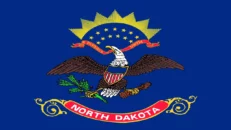 The state flag of North Dakota