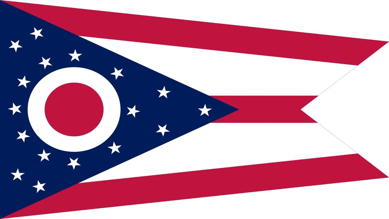 The state flag of Ohio