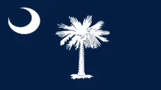 The state flag of South Carolina