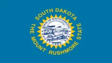 The state flag of South Dakota