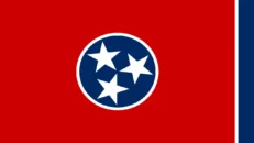 The state flag of Tennessee