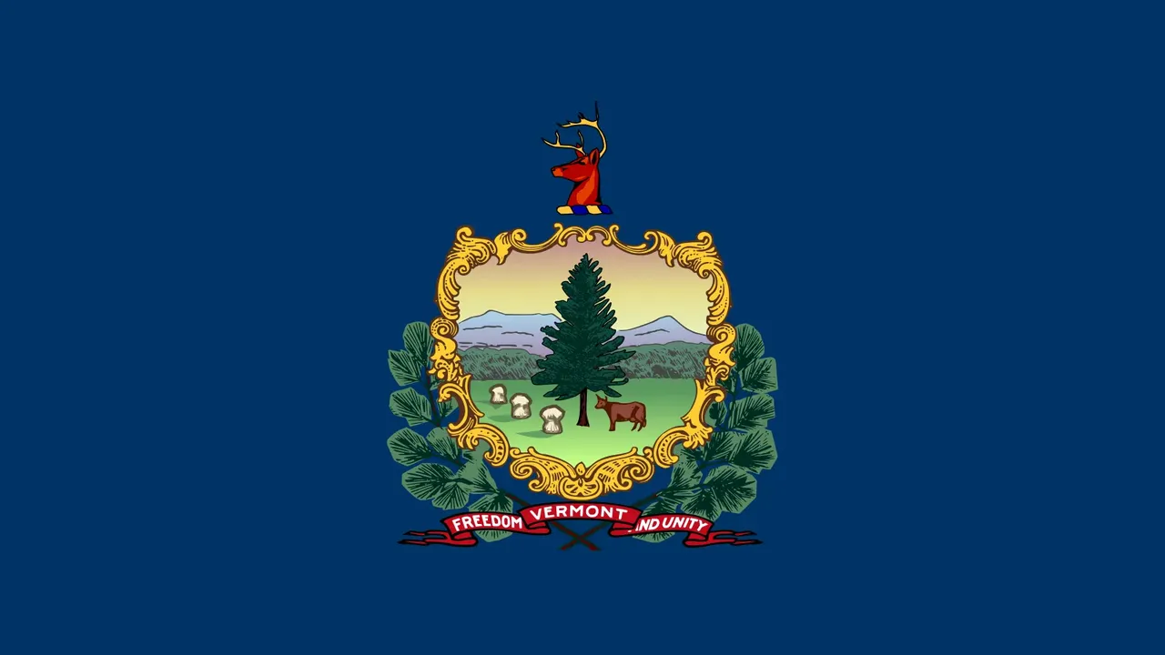 The state flag of Vermont