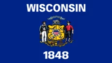 The state flag of Wisconsin