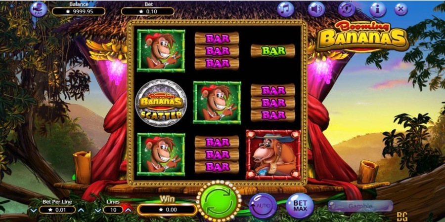 An image of Booming Bananas game from Booming Games