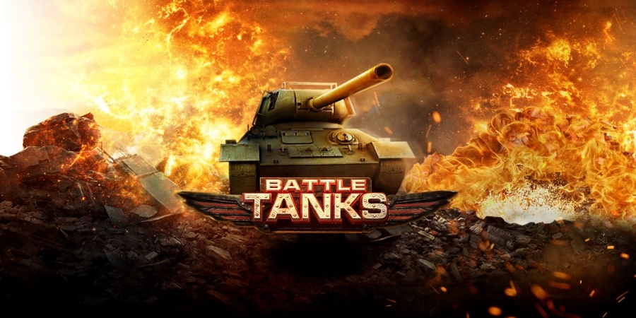 An image of Battle Tanks game from Evoplay