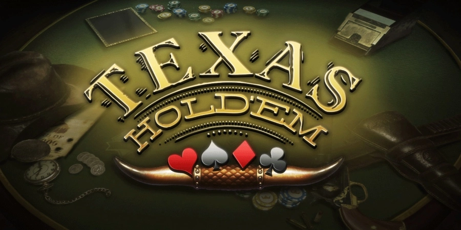 An image of Texas Holdem Poker game from Evoplay