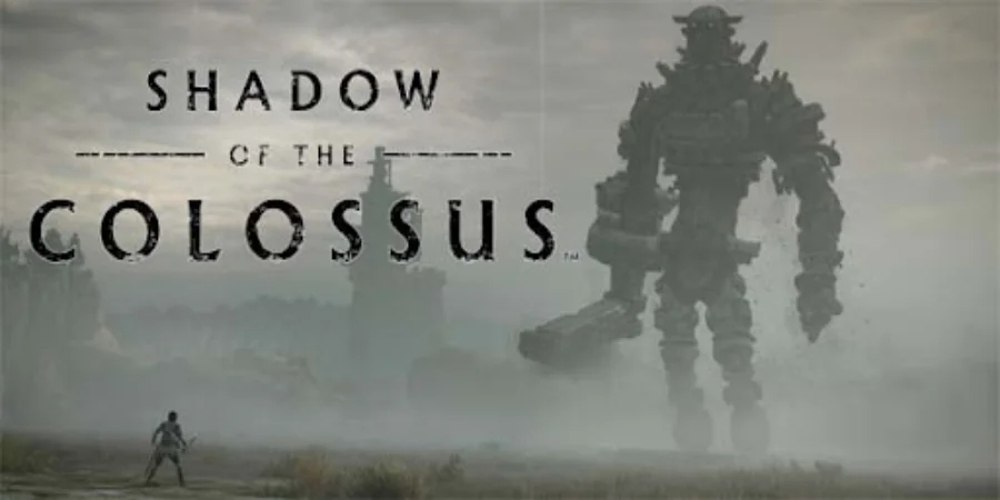 An image of Shadow of the Colossus game from Konami