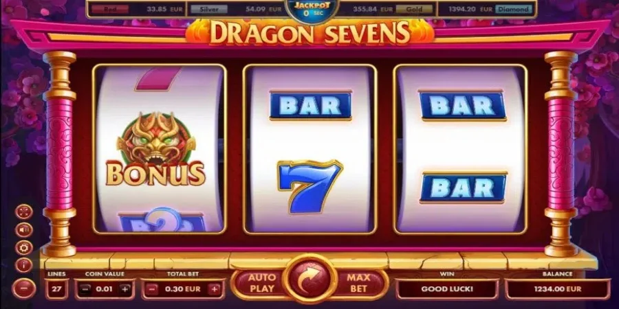 An image of Dragon Sevens game from NetGame