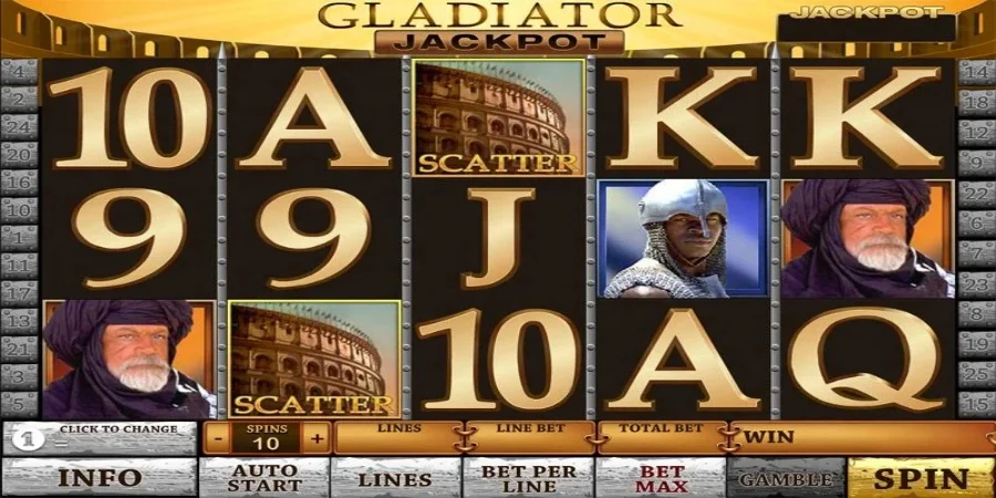 An image of Gladiator Jackpot from Playtech