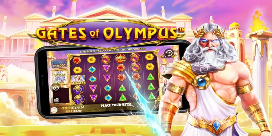 An image of Gates of Olympus game from Pragmatic Play