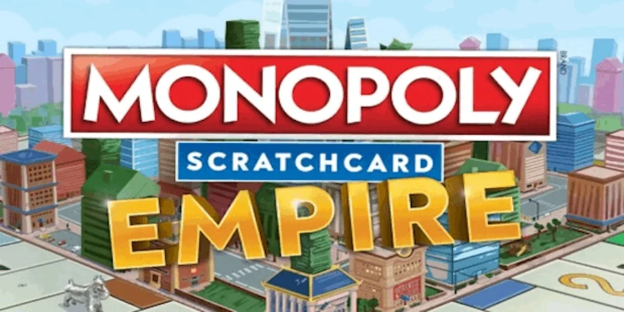 The monopoly scratch card game's logo