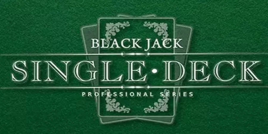 An image of Blackjack Single Deck game from NetEnt