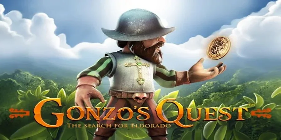 An image of Gonzo's Quest game from NetEnt