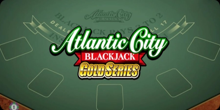 An image of Atlantic City Blackjack Gold Series game from Microgaming.