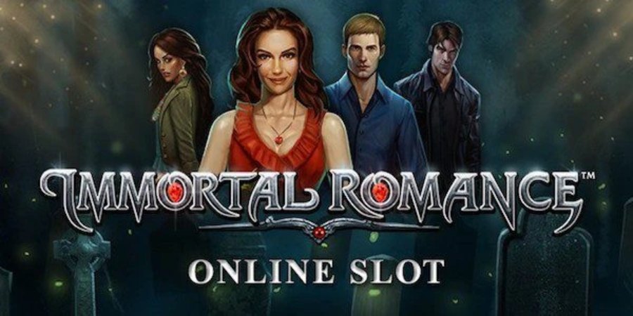 A screenshot of Immortal Romance game from Microgaming,