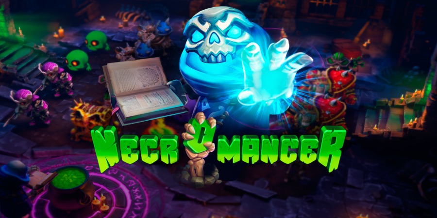 A screenshot of Necromancer game of Evoplay.