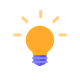 Lightbulb icon 80x80 pixels