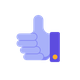 Thumbs up icon 80x80 pixels