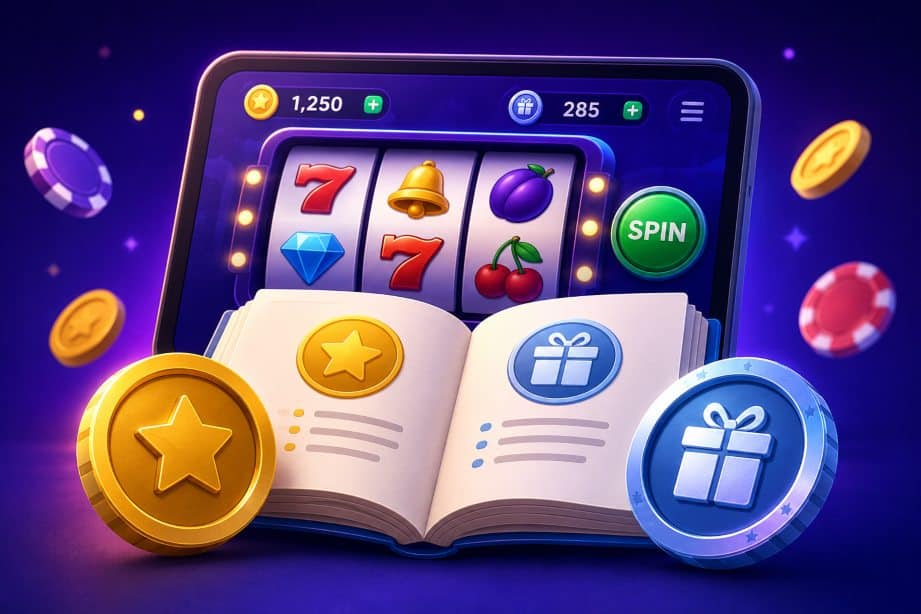 Beginner guide to sweepstakes casinos with two coins and game screen