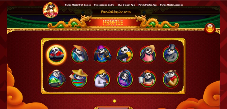 A screenshot of PandaMaster's Landing Page