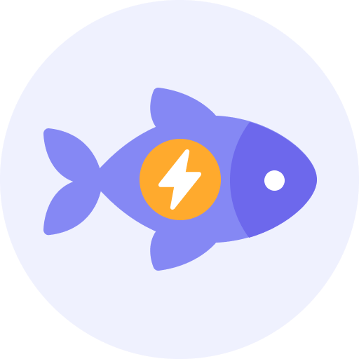 Power up fish game icon
