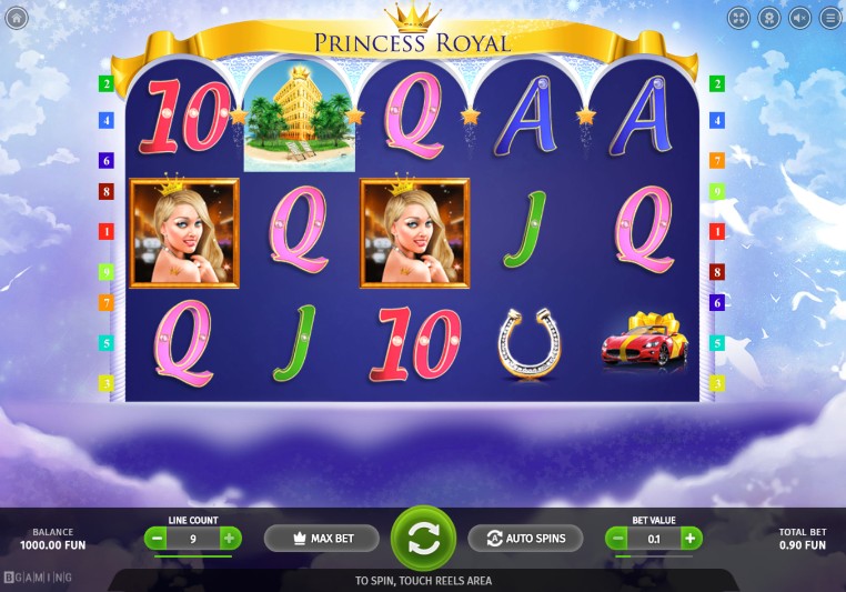 Princess Royal game from Bgaming.