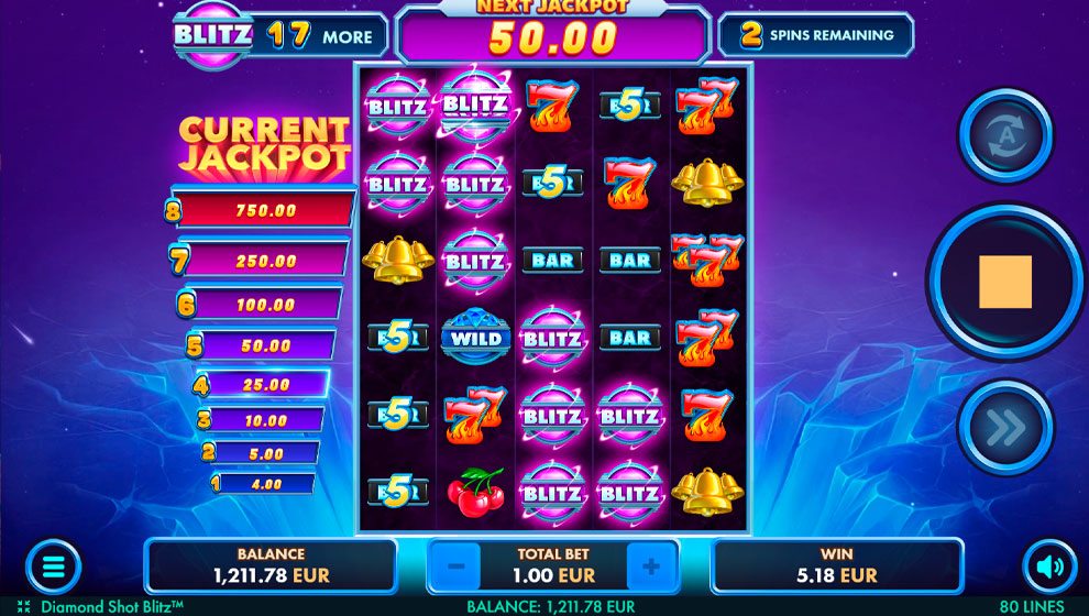 Diamond Shot Blitz game from NetGame Entertainment