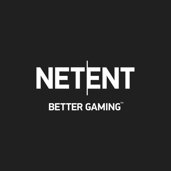 NetEnt logo on black background