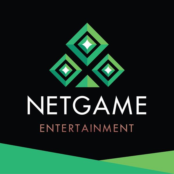 Netgame Entertainment new logo on black background