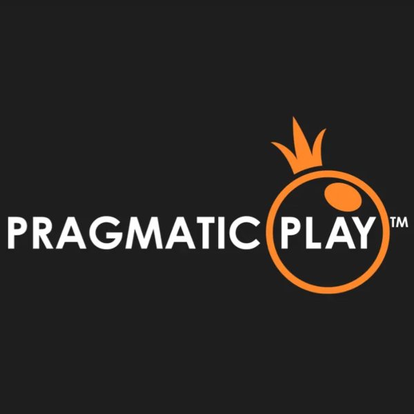Pragmatic Play logo on black background