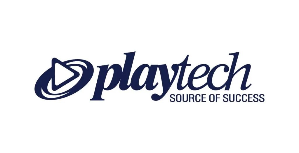 Playtech logo white background