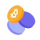 Bitcoin icon no background