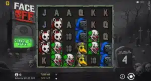 Screenshot of Face Off slot game by BGaming