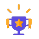 Sweepstakes casinos trophy icon 80x80