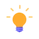 Lightbulb icon 80x80 pixels