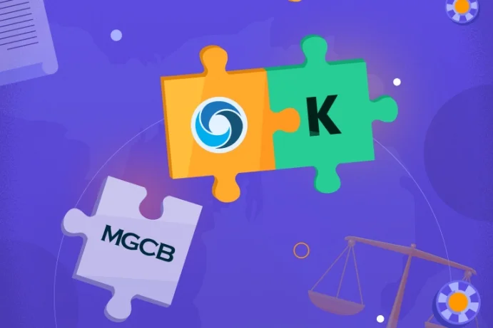 Michigan regulator, NCPG and Kalshi puzzle pieces illustration.